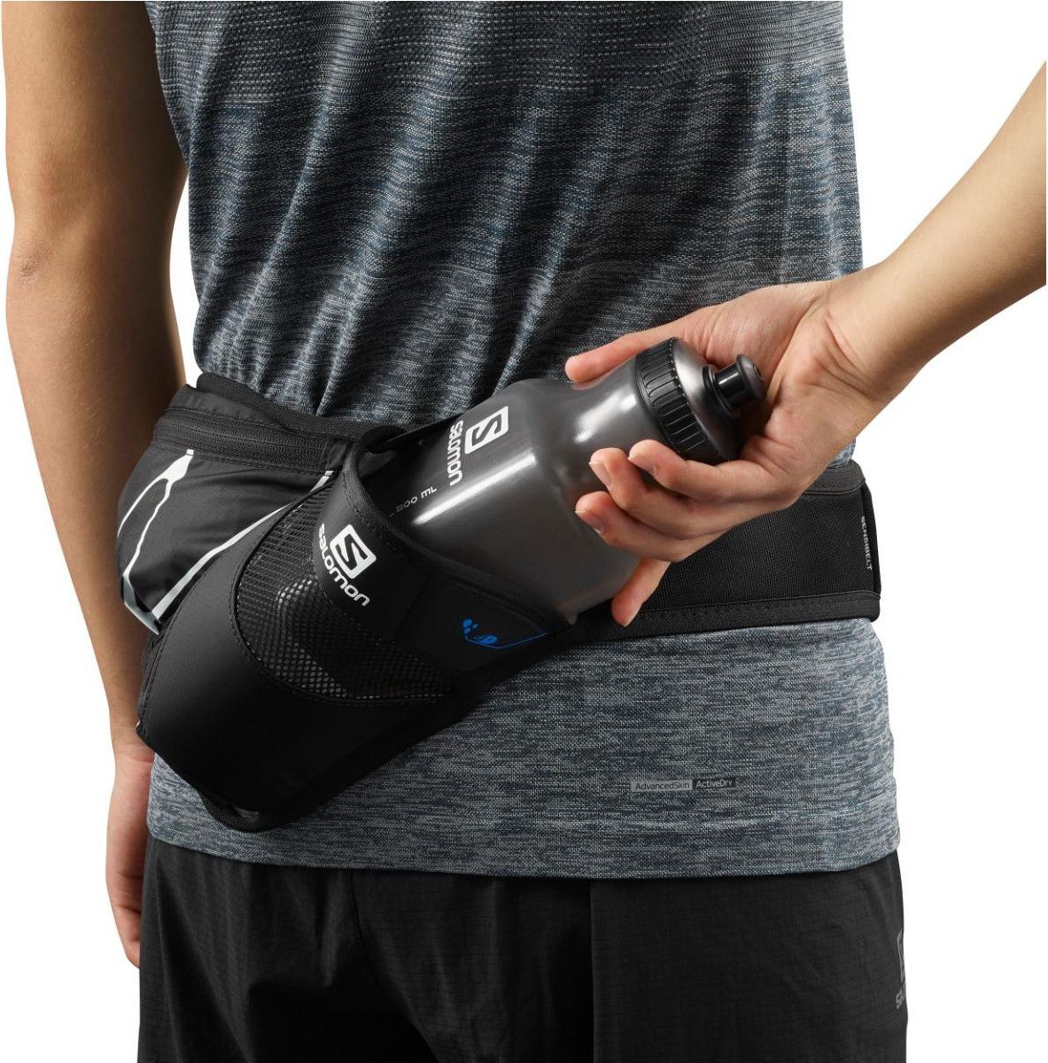 Salomon Sensibelt Hydration Belt Black White Alltricks