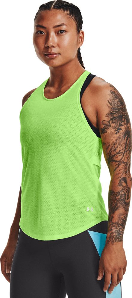 Under Armor Streaker Green Women&#39;s Tank Top