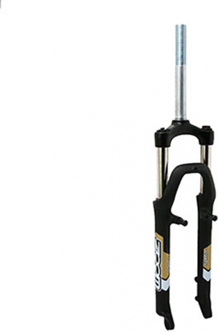 FOURCHE VTT 20 M-W A SUSPENSION DISQUE + V-BRAKE ACIER RESSORT-ELASTOMERE NOIR DEB. 50mm PIVOT (220-130MM) FILETE 1 -22 2 INTERIEUR