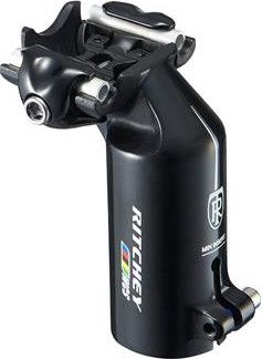 パーツ RITCHEY SEAT MAST TOPPER WITH CLAMP Ritchey WCS Mast Topper Seatpost 25 mm Offset Black