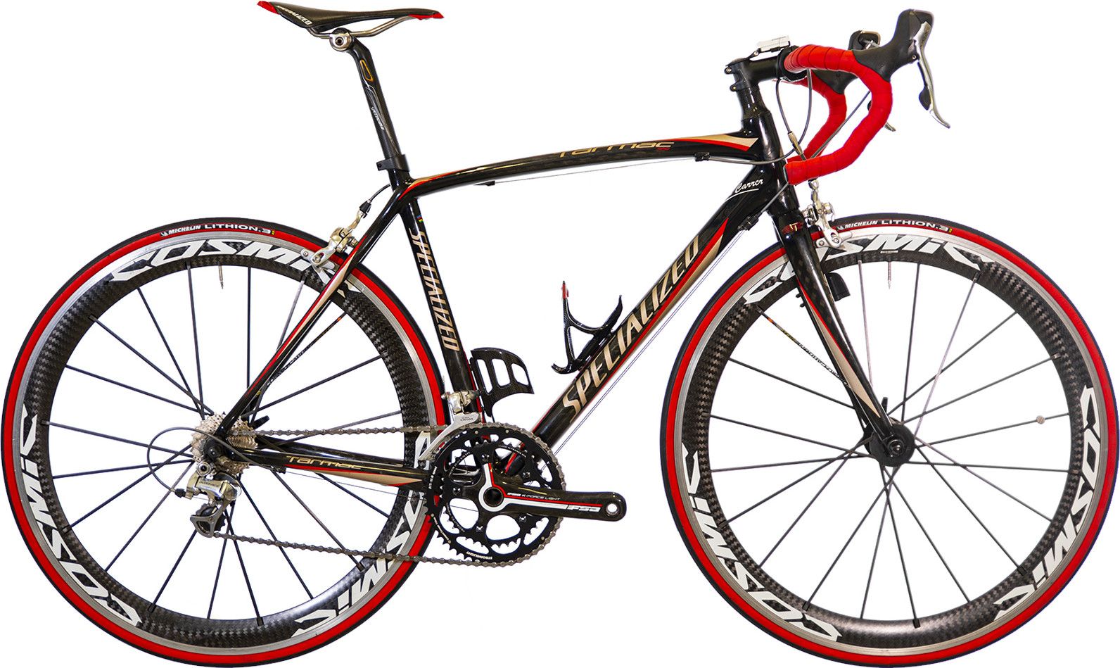 Groupe Vélo Route Sachs 7000 Rouge Anodisé 2x8 - Fabrication Française