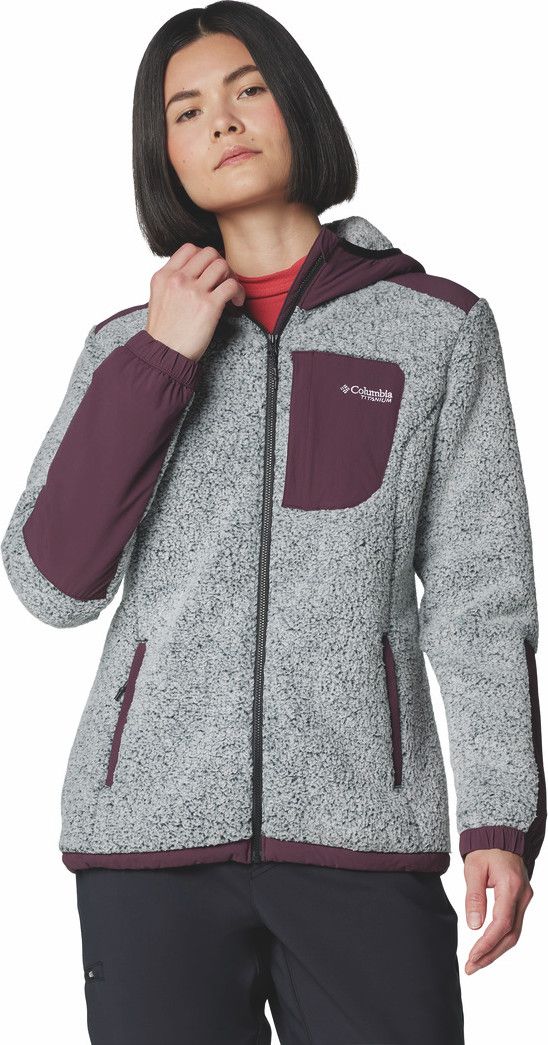 Gilet Polaire Columbia Cathedral Peak II Femme – Gris, Taille XL, Zippé, Très Bon état