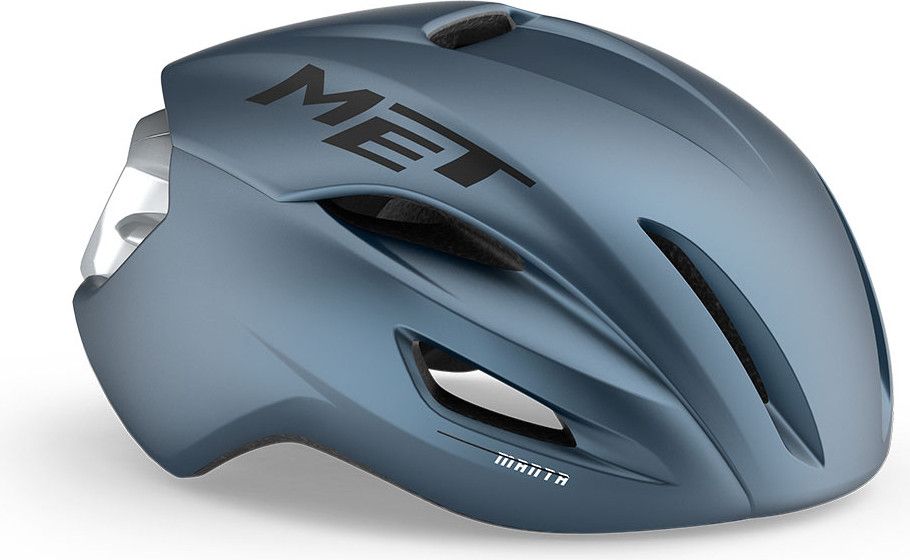 MET Manta Mips Mat Road Helmet Blue Silver