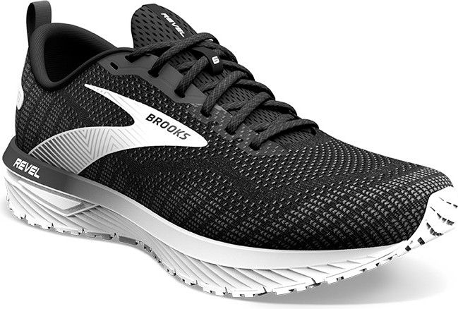 Zapatillas Brooks Revel 6 Negro Blanco