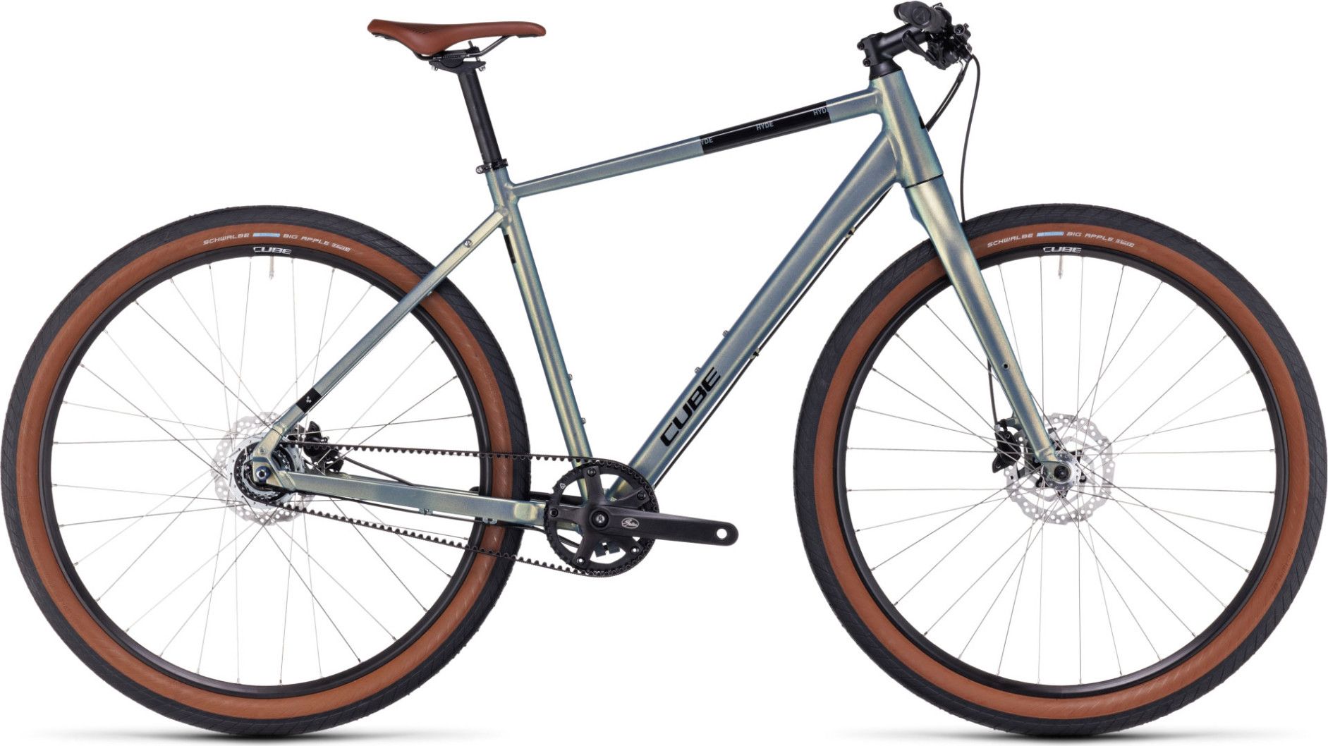 Cube Hyde Pro Fitness Bike Shimano Nexus 8S Belt 700 mm Metal
