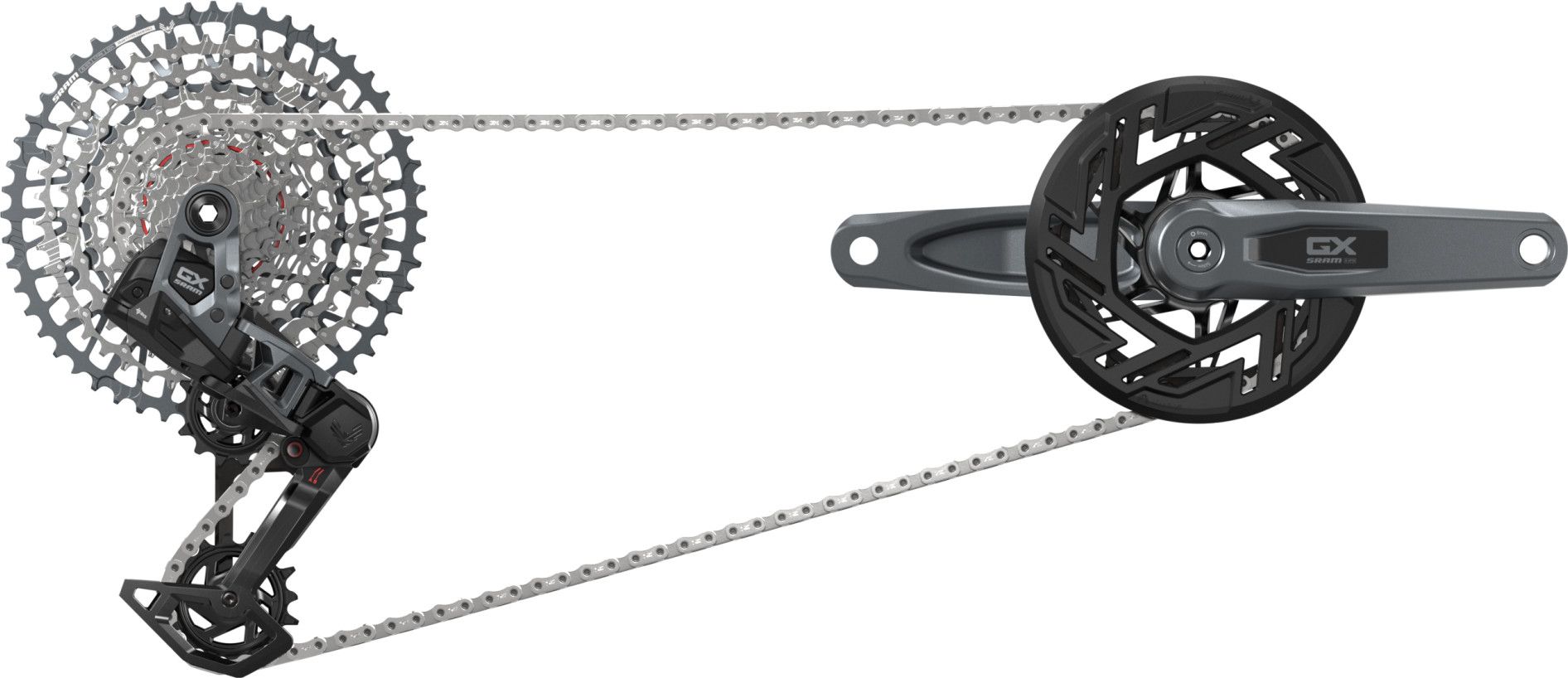 Sram GX T-Type Eagle AXS Bosch ISIS 36 Dents 12V Noir (Sans