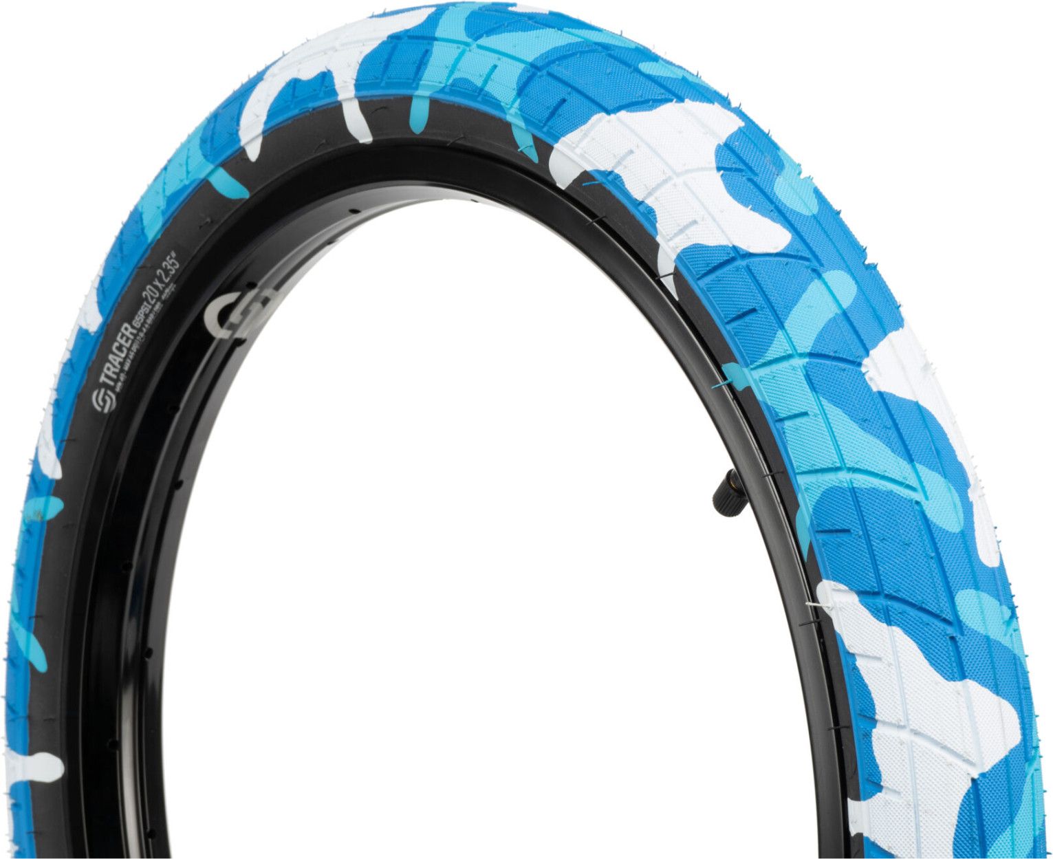 BMX Salt Tracer 20 Camouflage Blue tire Alltricks