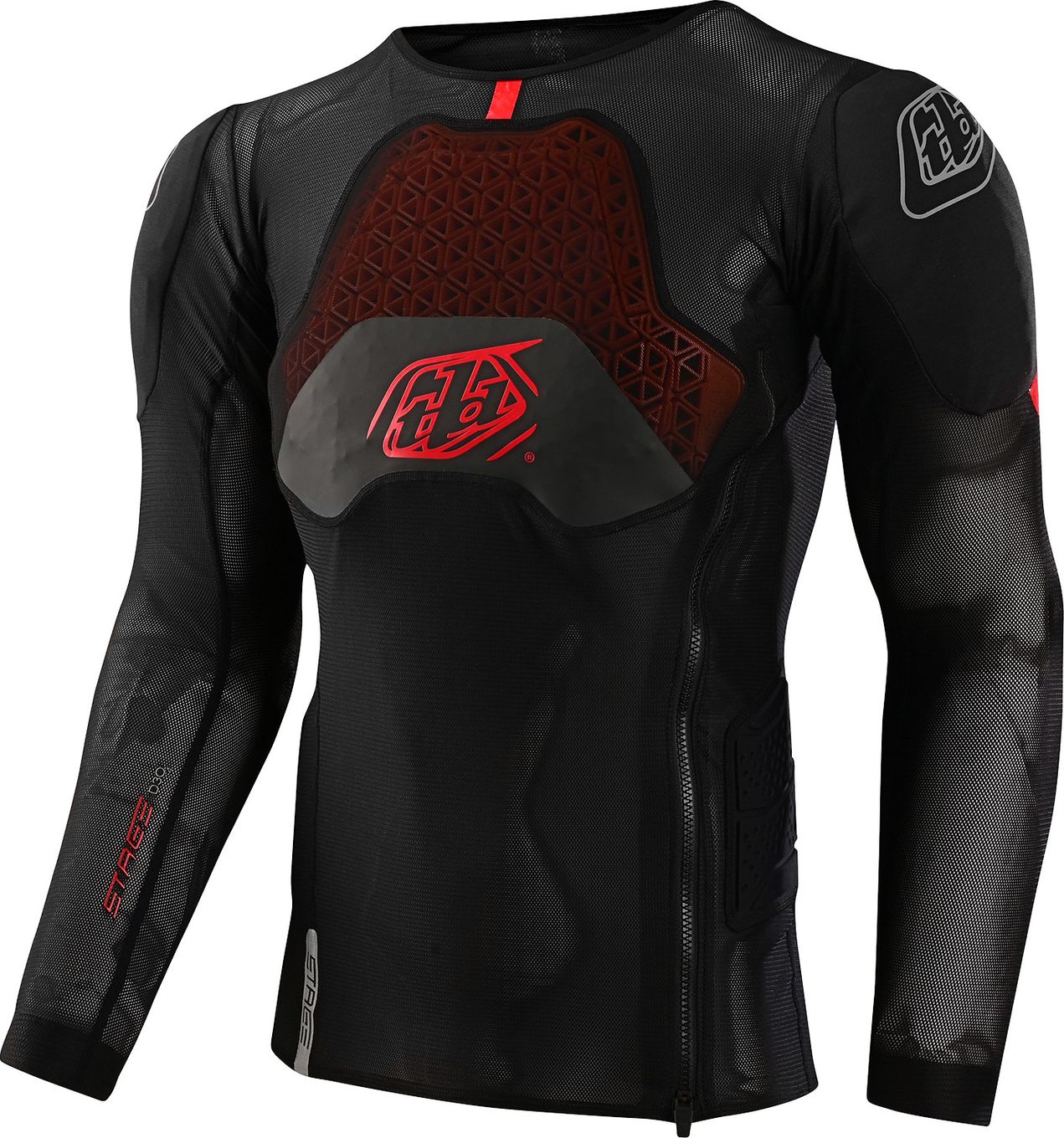 Troy Lee Designs Stage Ghost D30 Black Unisex Long Sleeve