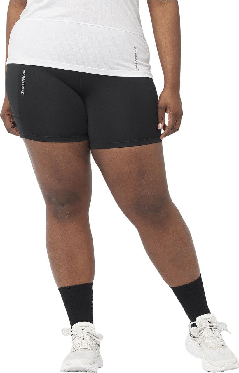 Salomon Cross Run Bib shorts 5inch Black Women's