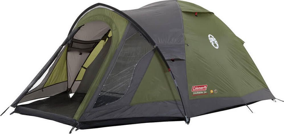 Tente Familiale Coleman Darwin Plus 3 Personnes - Gris, Neuve Sous Emballage