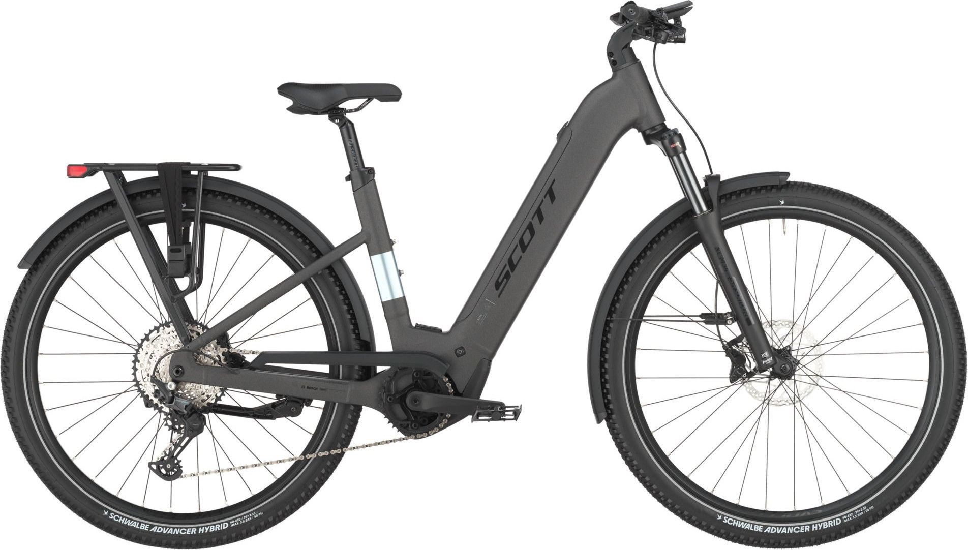 Semi-Rigid Electric Mountain Bike Scott Axis 20 Wave Shimano Deore