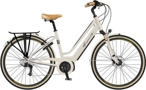 Granville E Smooth 20 Electric City Bike Shimano Altus 7V 400 Wh 700 mm Ivory 2022 Alltricks