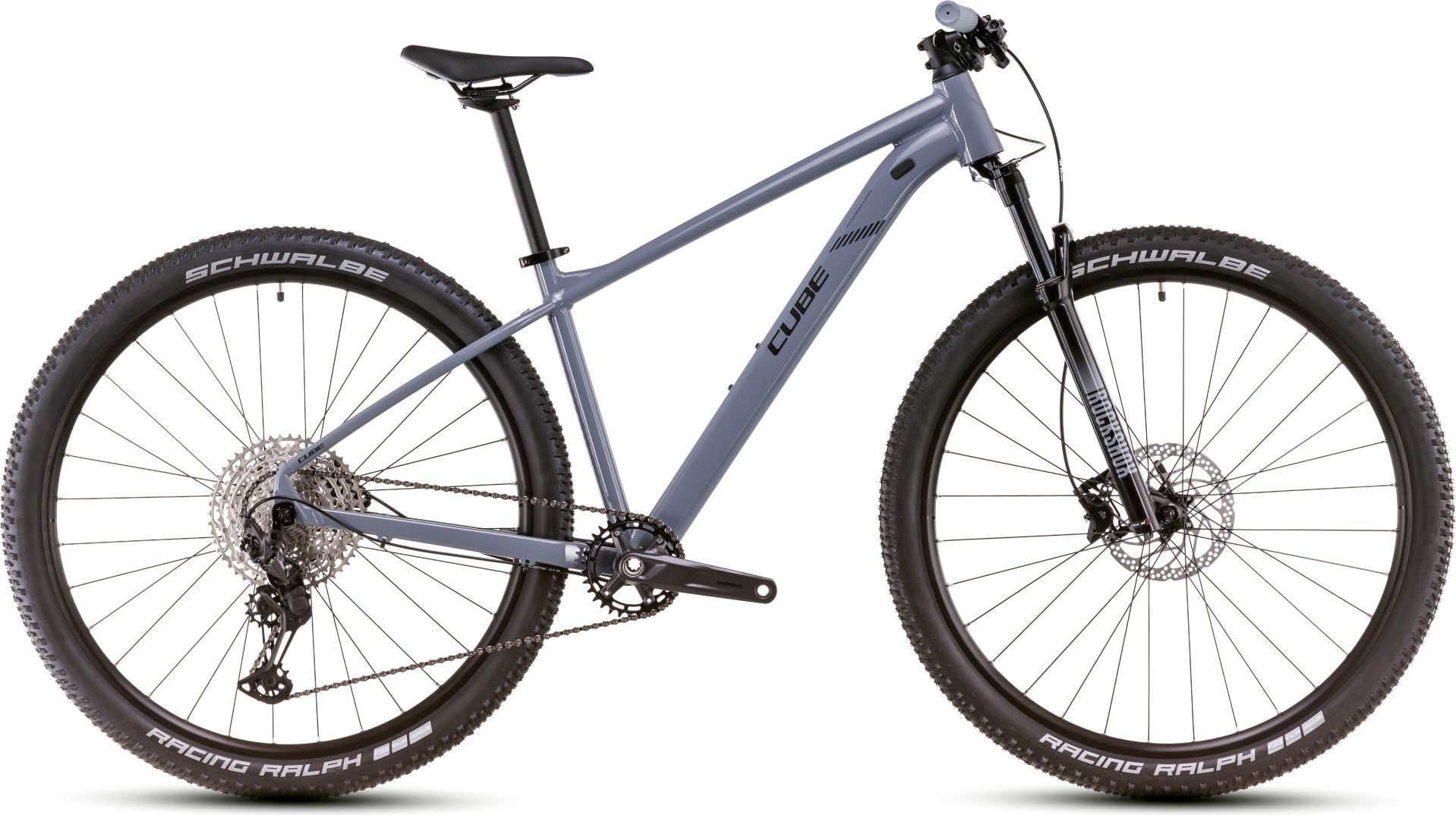 Cube Reaction Pro Hardtail MTB Shimano Deore XT 12S Smoke Grey 2025