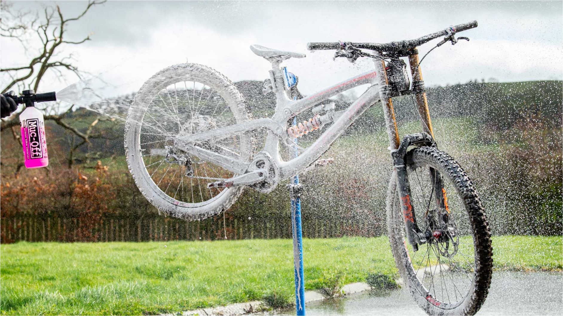 Snow Foam Mountain Bike Pressure Washer Jet Wash Portable Mtb