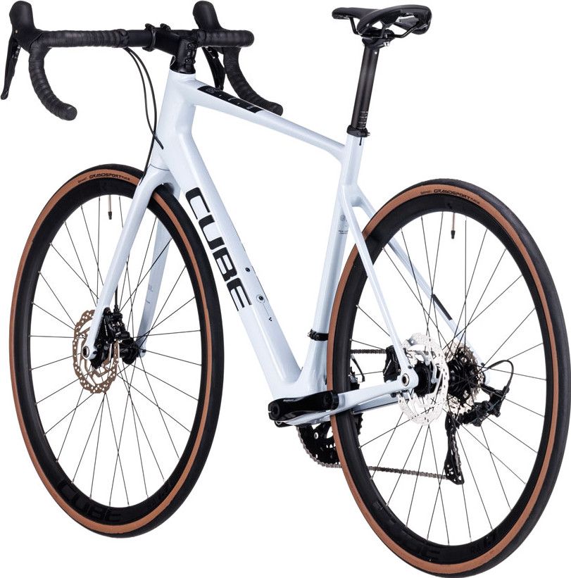 Cube Attain GTC Bicicleta de carretera Shimano 105 11S 700 mm Flash Blanco  2023