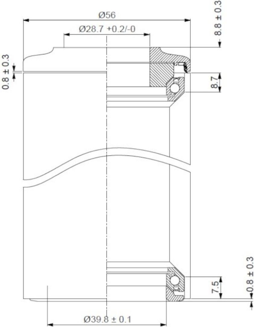 Deda DCR Integrated Headset - 1.5