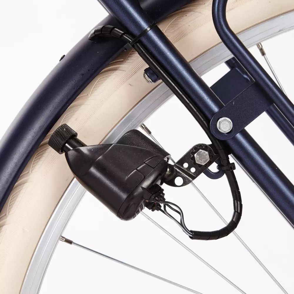 City bike BTWIN Elops 520 Low Frame Midnight blue Alltricks