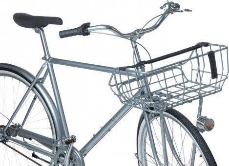 Basil Portland Front basket 自転車 前カゴ クローム Basil Portland Front Bike Basket 25L Chrome | Alltricks.com