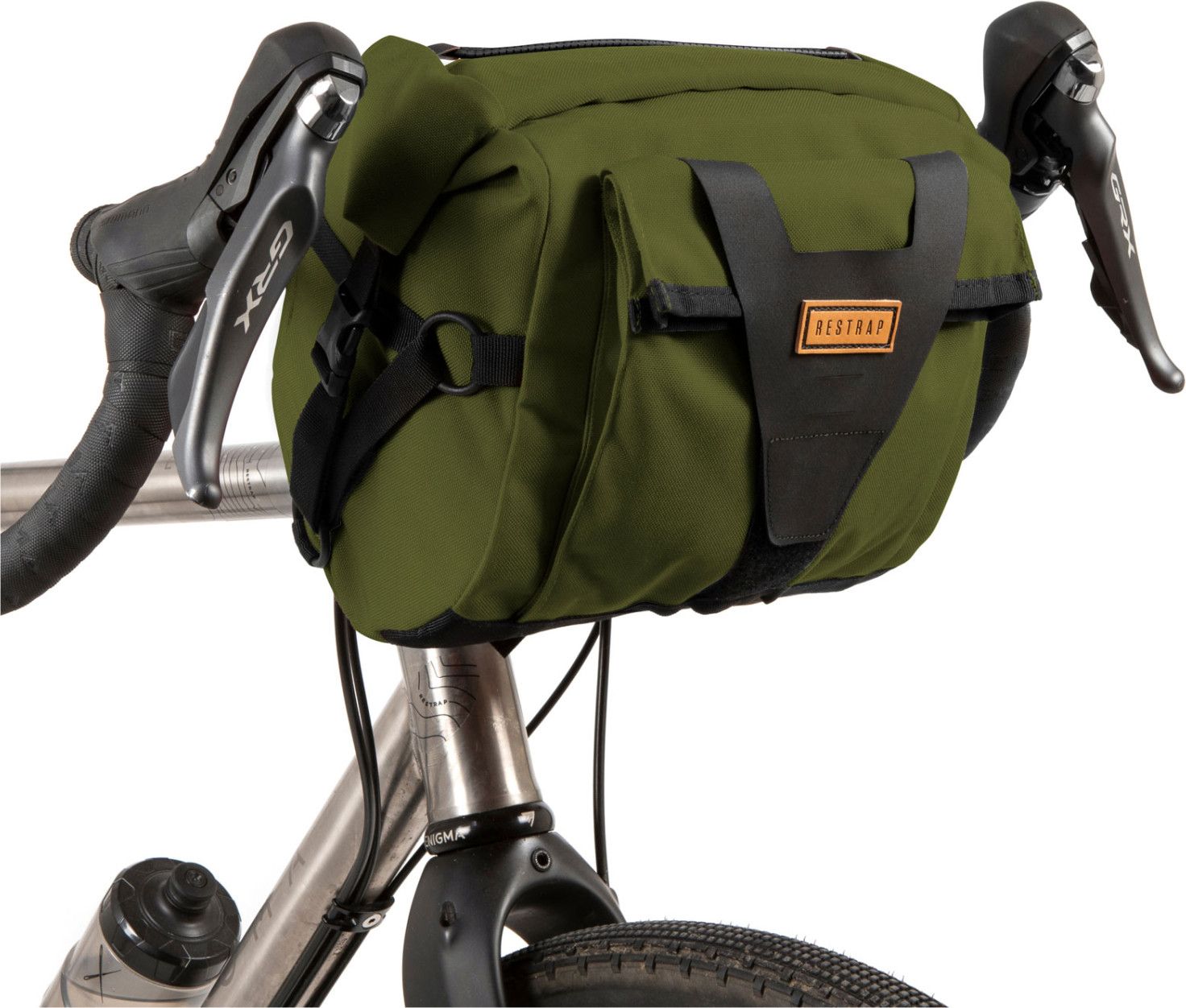 Restrap Bar Pack 10L Handlebar Bag Olive Green | Alltricks.com