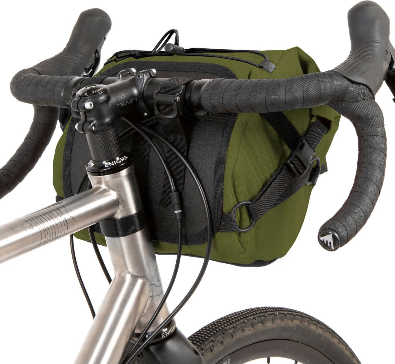 Restrap Bar Pack 10L Handlebar Bag Olive Green | Alltricks.com