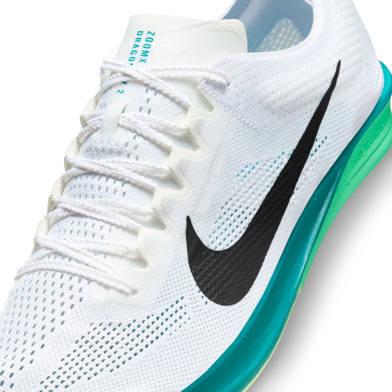 Nike Dragonfly 2 White/Green Men's Track & Field Shoes