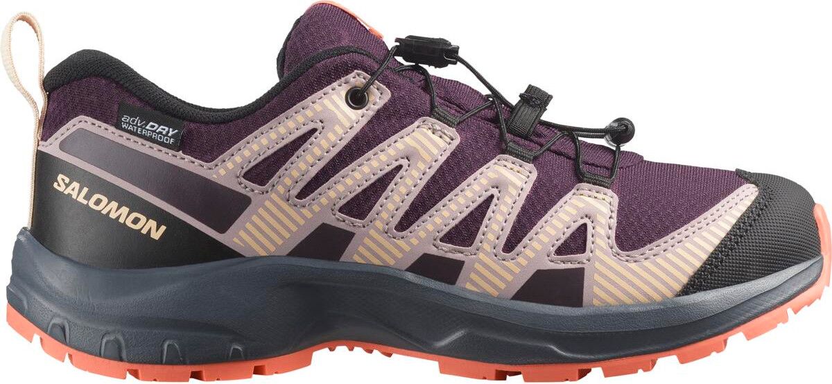 Salomon XA Pro V8 Waterproof Violet/Rose Children's Trail Shoes
