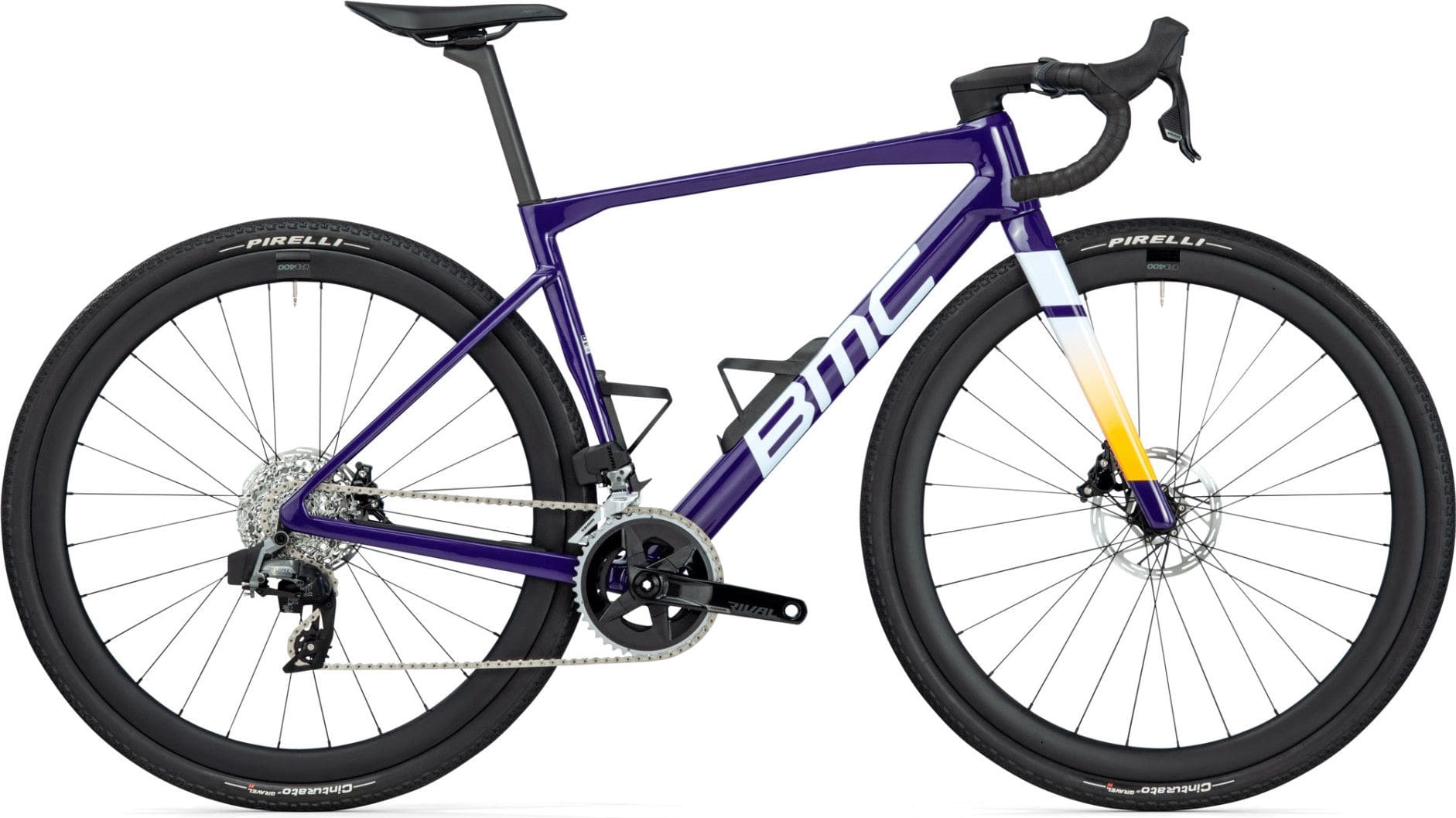 Gravel bike BMC Kaius 01 Three Sram Rival eTap AXS 12V 700 mm Violet 2024 Alltricks