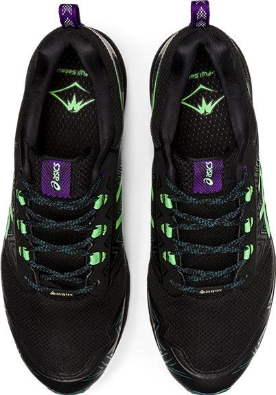 Asics Gel FujiSetsu GTX Trail Running Shoes Black Green
