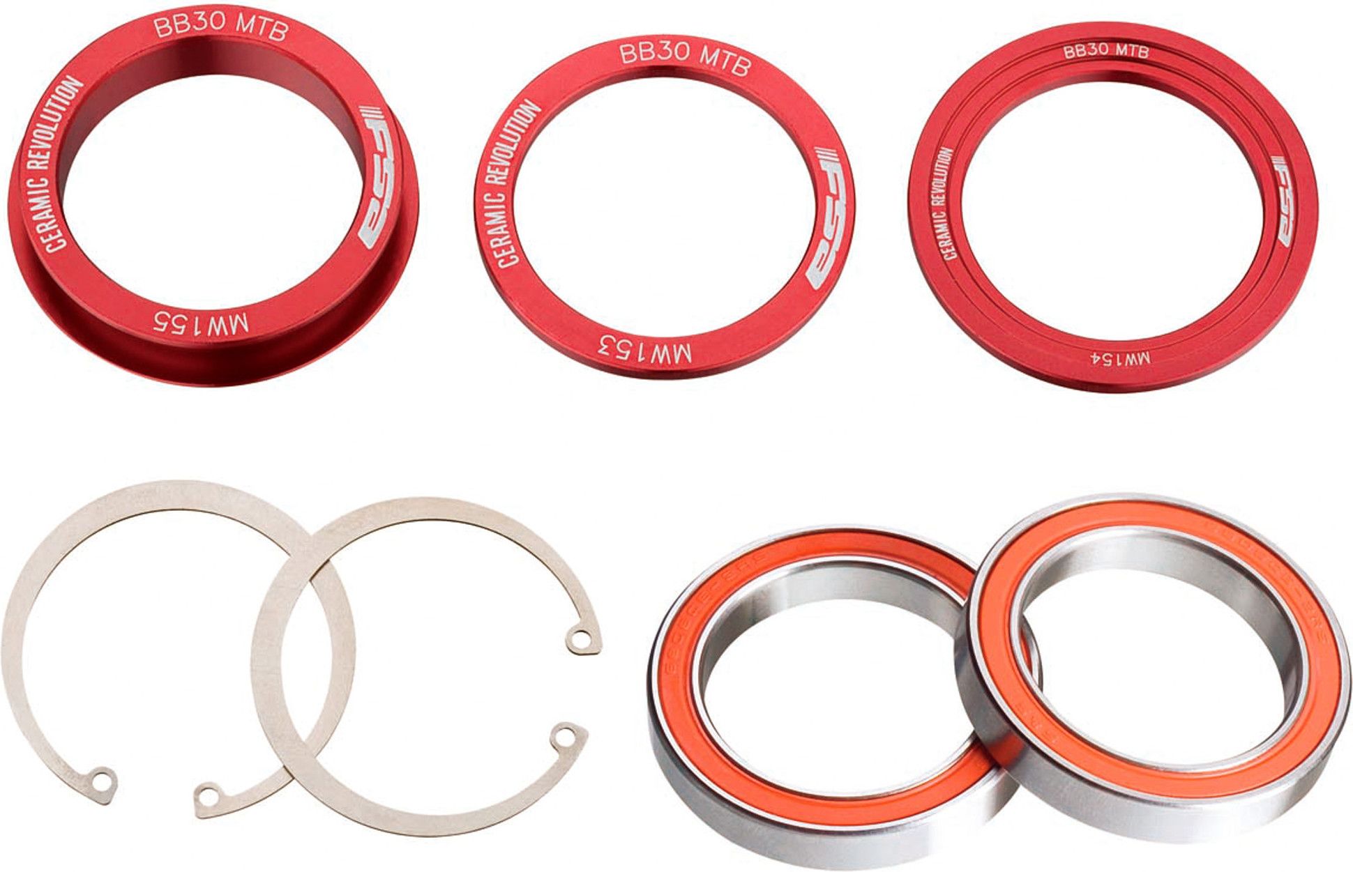 FSA BB30 Ceramic Bearing Kit (K-Force Light MTB)