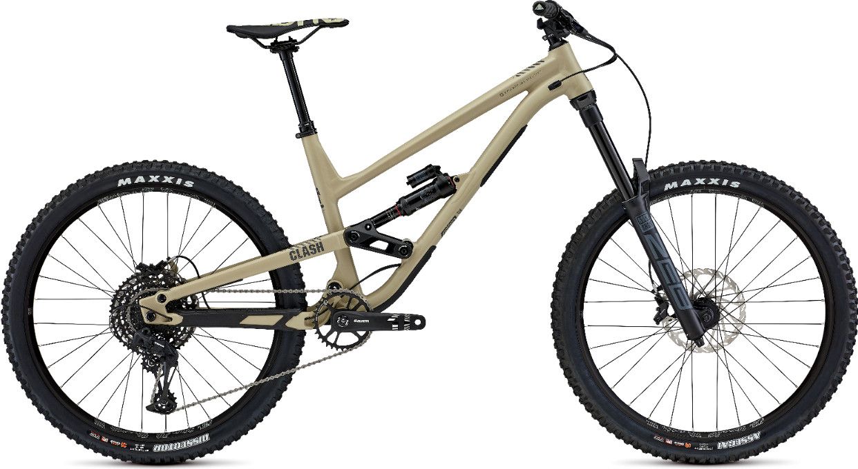 Commencal Clash Ride Full Suspension MTB Sram SX Eagle 12V Sand