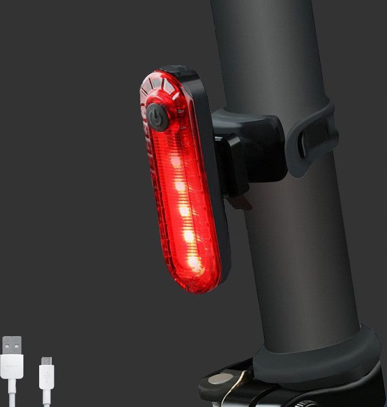 Feu Arrière De Vélo - SSS - GCSQF - Rouge - Alimenté Par Pile - 2 LED D