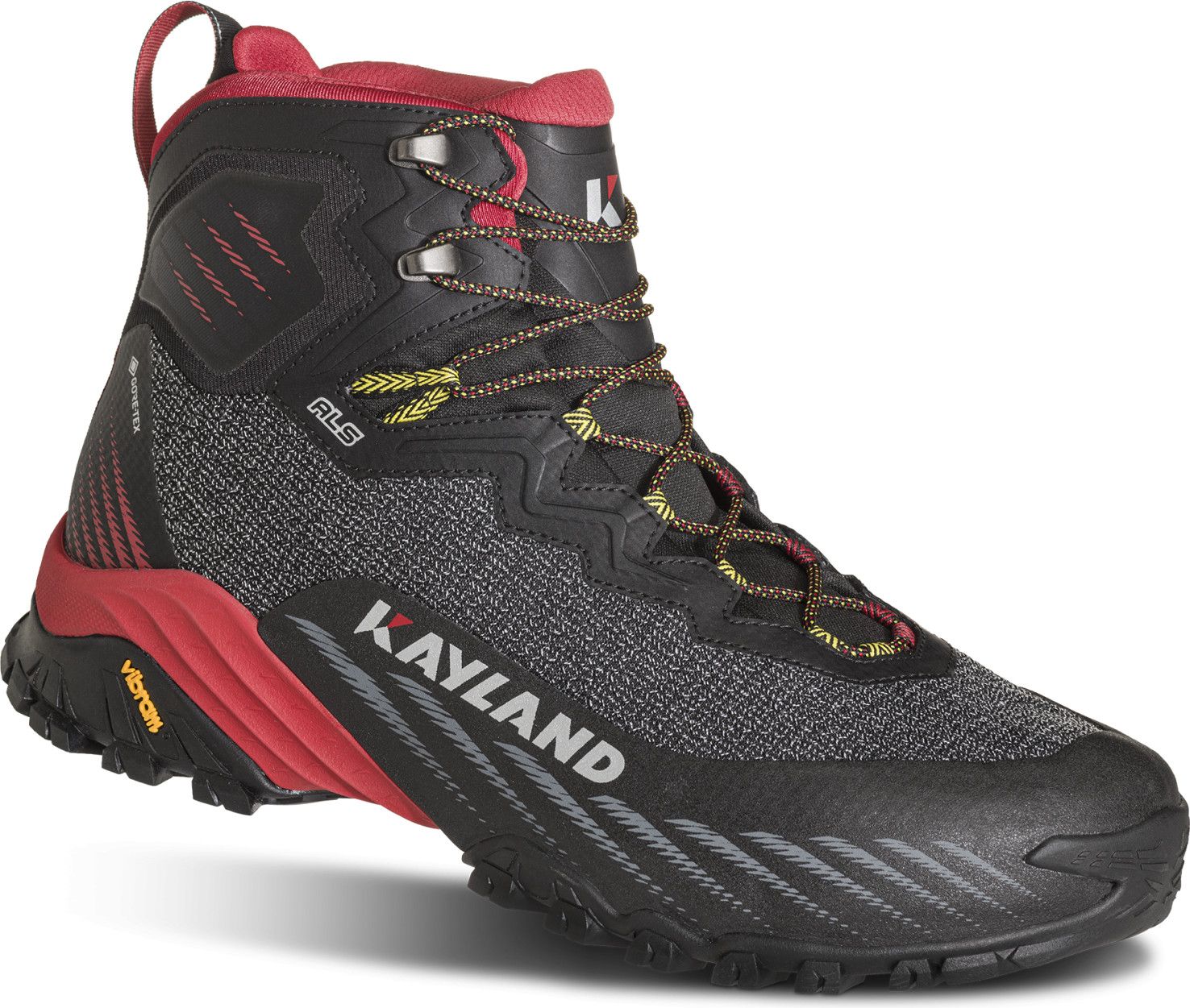 Kayland Duke Mid Gore Tex Hiking Shoes Grey Red Alltricks