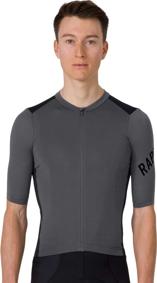 Men's Rapha Pro Team Training Short Sleeve Jersey Grey/Black