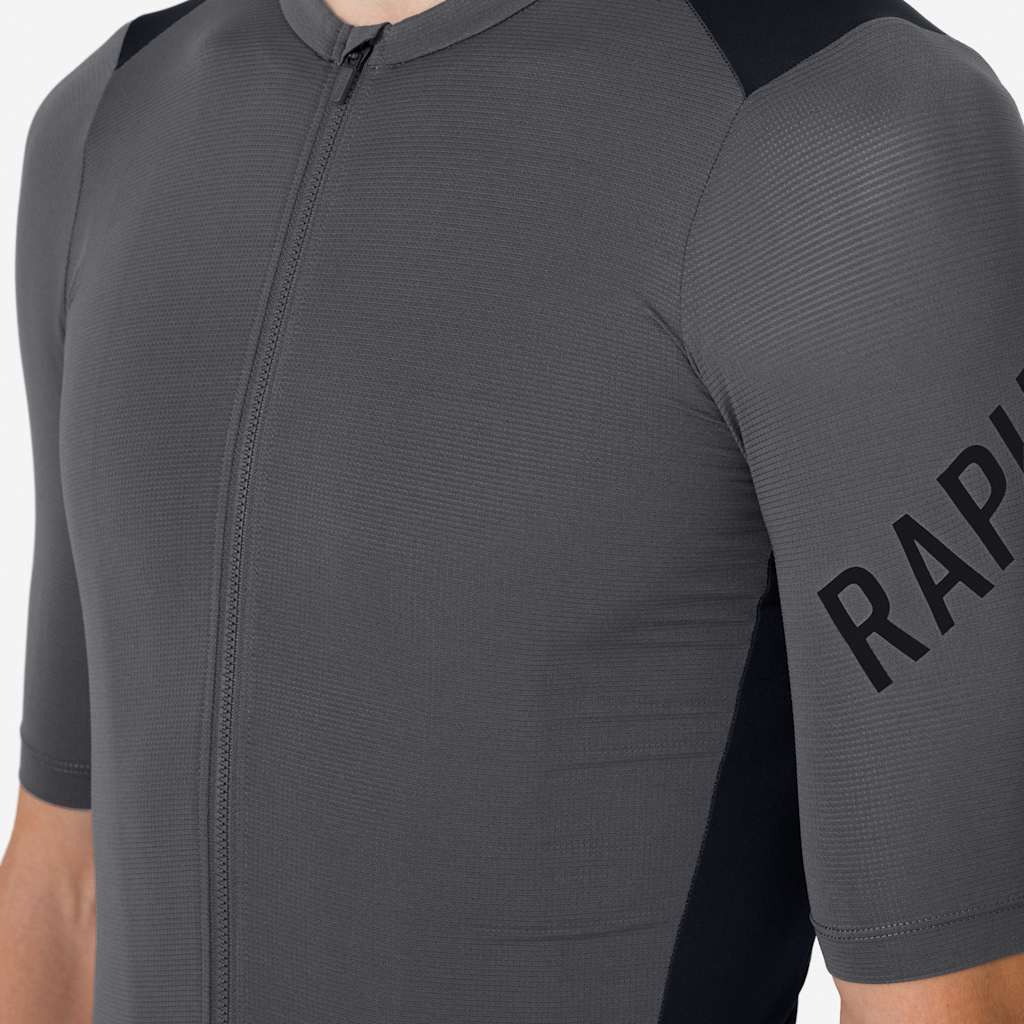 Men's Rapha Pro Team Training Short Sleeve Jersey Grey/Black