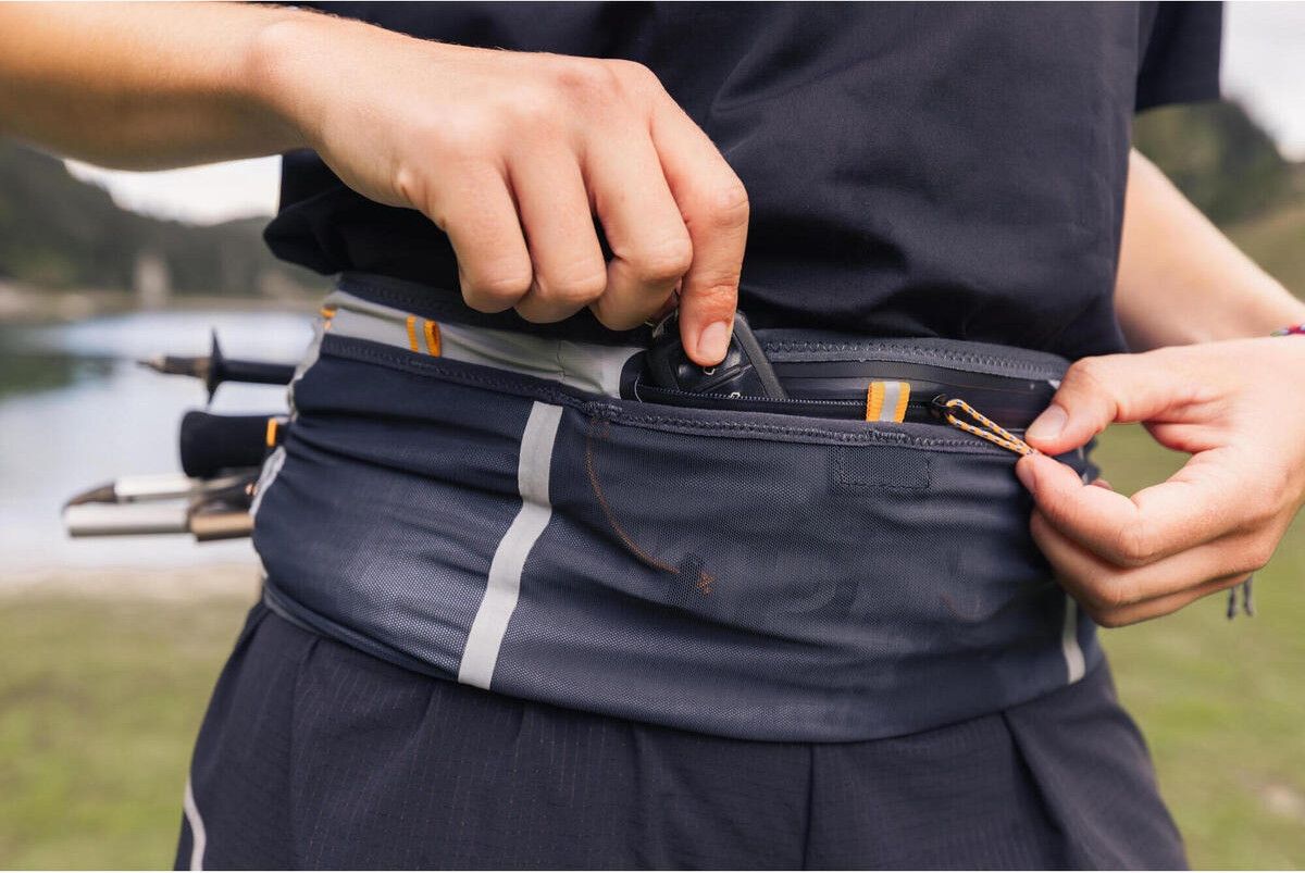 Trail/Running Hydration Belt Kiprun Belt 900 Grey