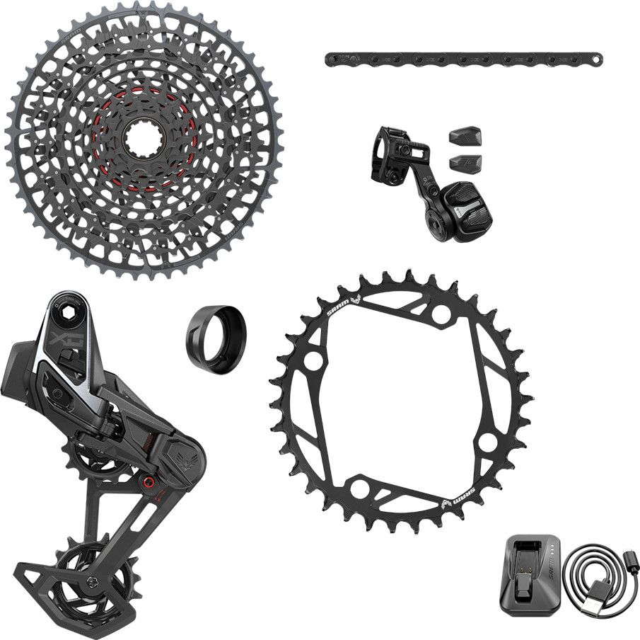 Sram X0 T-Type Eagle AXS E-MTB BCD104 36 Teeth 12V Black (Without Cranks  and Case)