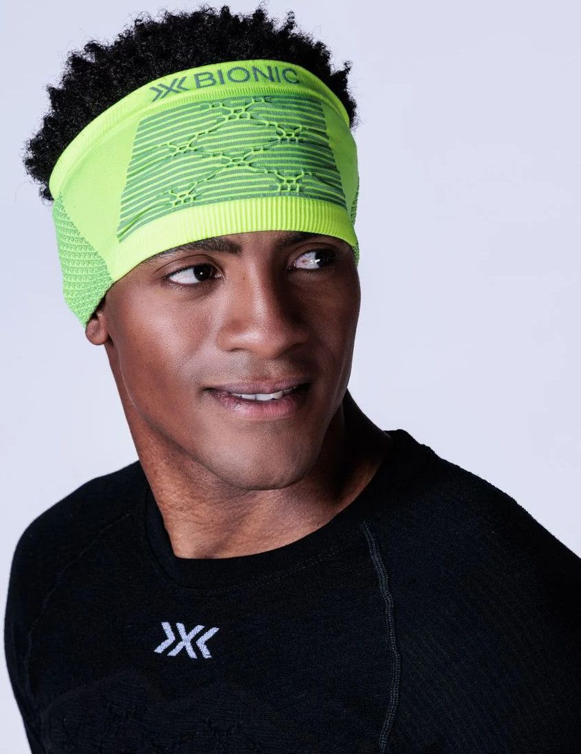 X-Bionic Headband Fluo Yellow/Gray | Alltricks.com
