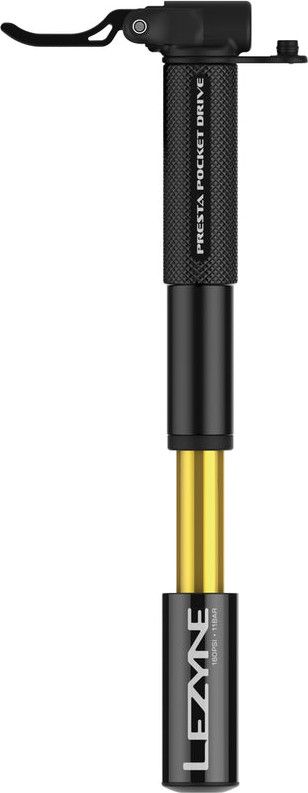 LEZYNE Mini Pompe Vélo Pocket Drive - Compacte Et Efficace Pour VTT Et Vélo Route