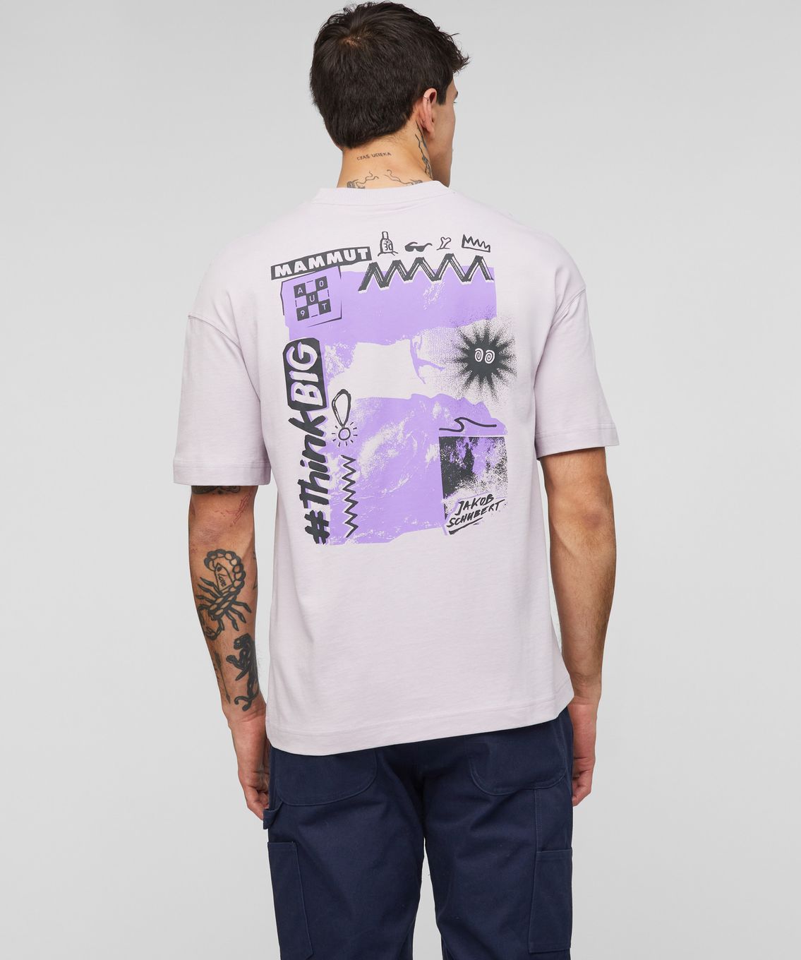 Mammut Jakob Schubert x Mammut Unisex Pink T-Shirt | Alltricks.com