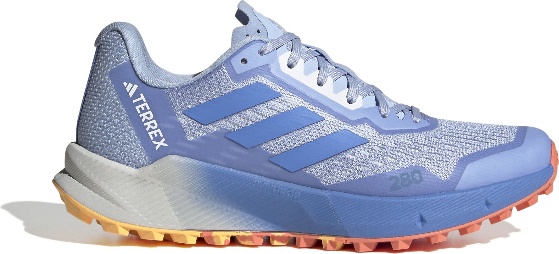 adidas Terrex Agravic Flow 2 Men\'s 13 Trail Running Shoes Blue/Orange Continenta adidas Terrex Agravic Flow 2 - Blue Dawn/Blue Fusion/Impact  main image 4