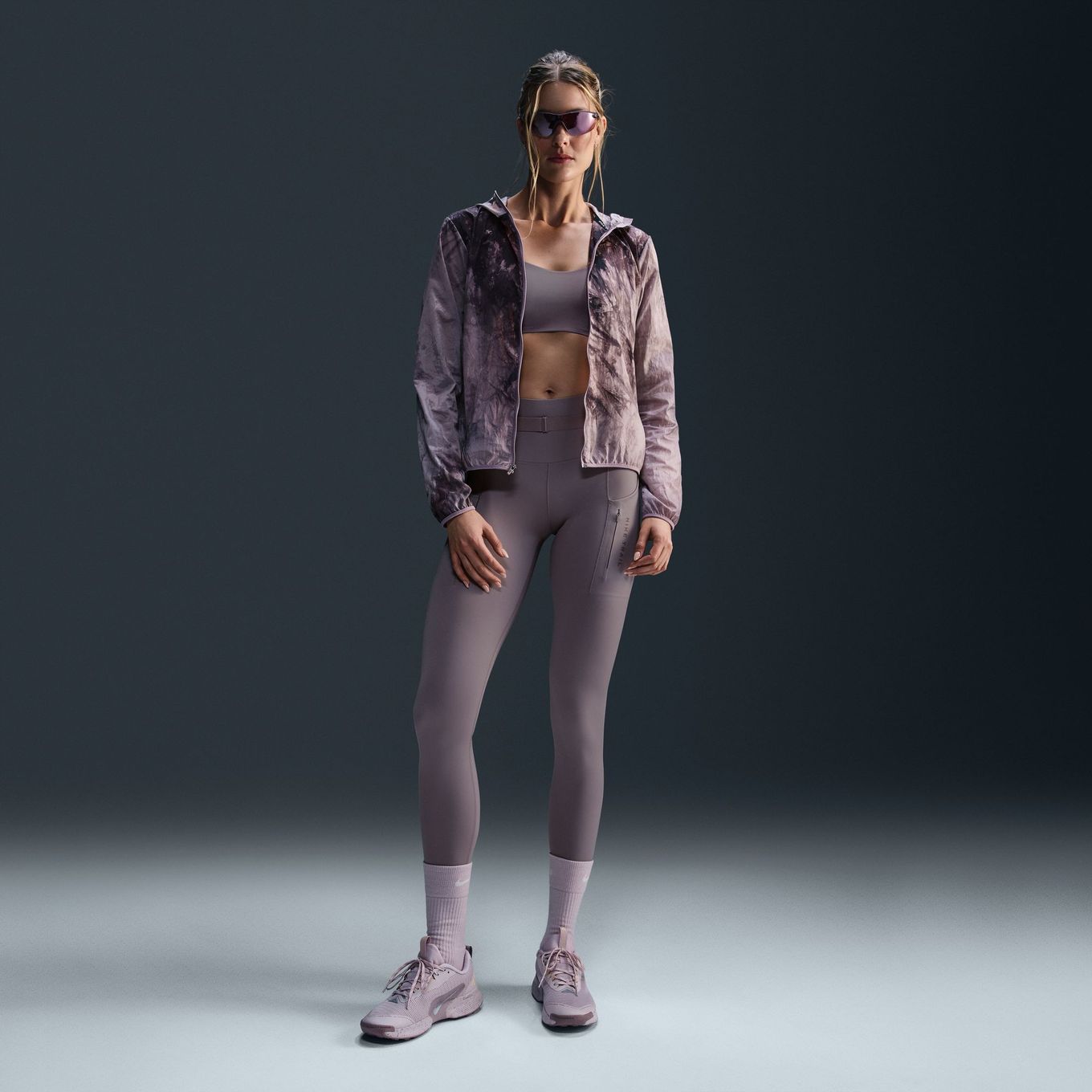 ★★Nike★★ Dry Fit High Waist 78 Trail Tights Light Violet Women's 7/8 Nike Trail Go Violet Tights | Alltricks.com