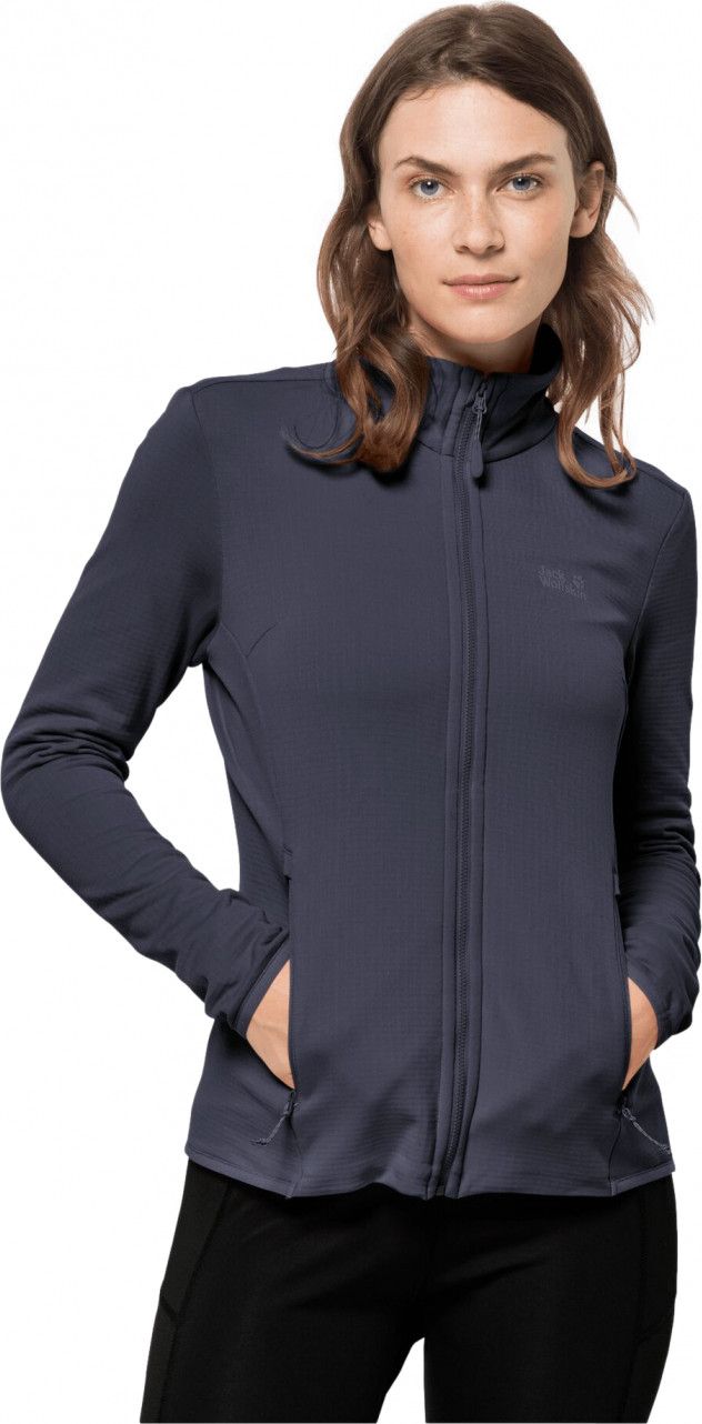 Jack wolfskin grey fleece sale