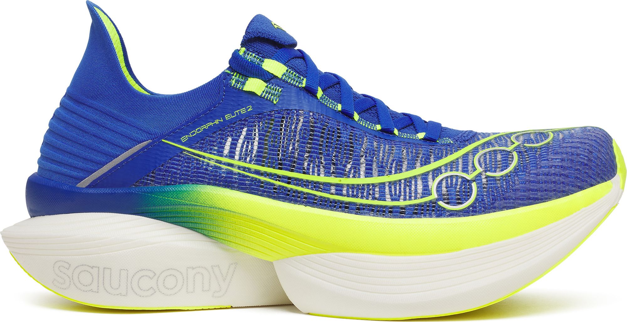 Running shoes Saucony Endorphin Elite 2 Blue/Yellow Unisex