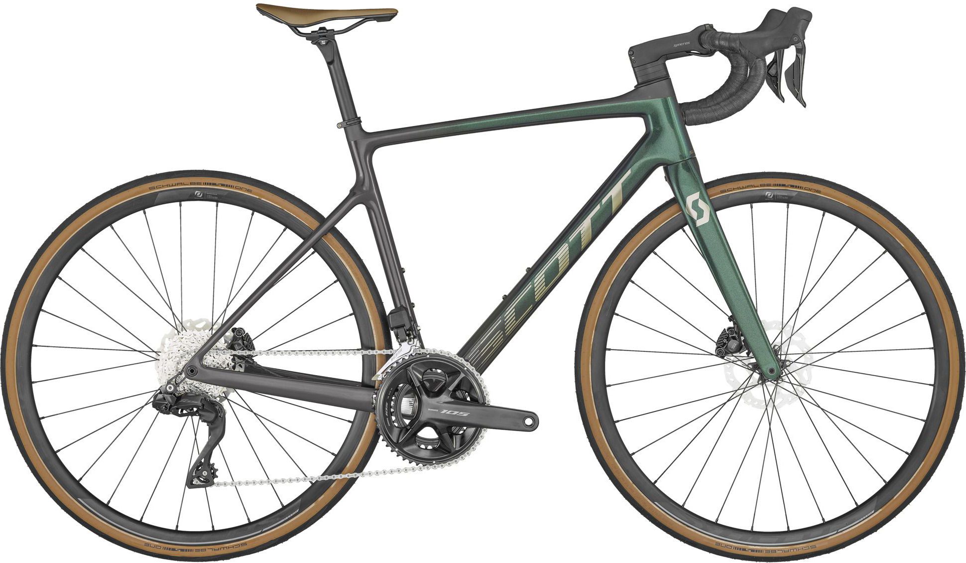 Scott Addict 20 Road Bike Shimano 105 Di2 12S 700 mm Green 2024