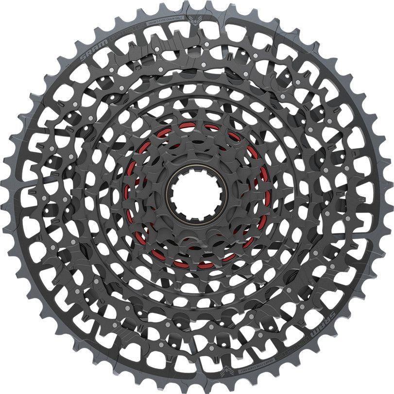 パーツ SRAM XG-1295 10-52T XO1 AXS Sram X0 T-Type Eagle XS-1295 10-52 Teeth 12V Black Cassette