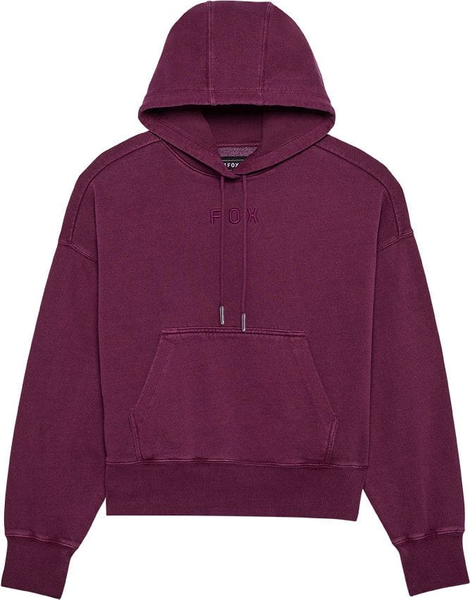 Fox Wordmark Women's Purple Hoodie