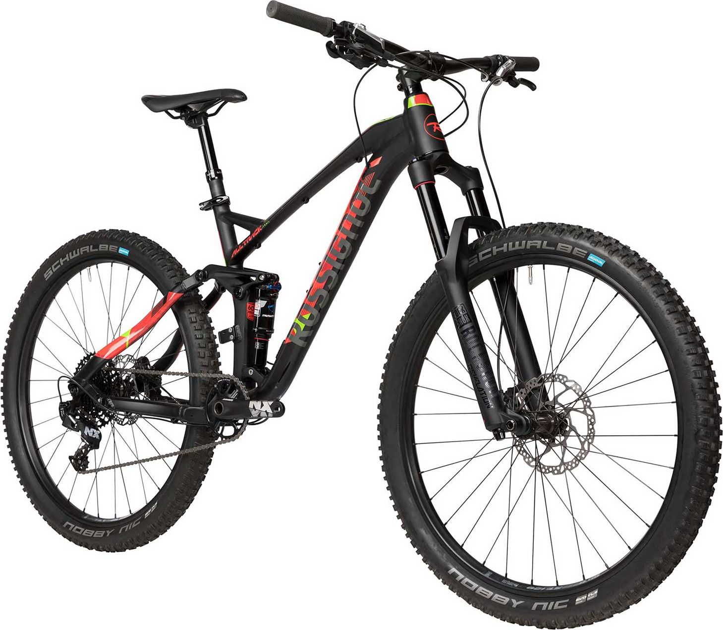 Rossignol MTB Full Supsension All Track Trail Sram NX 11v 27.5 Black Red 2018 Alltricks