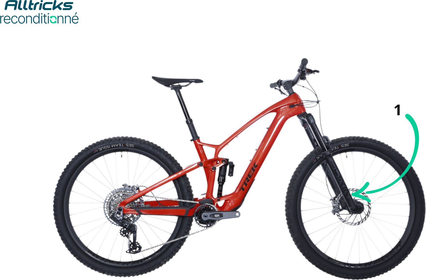 Trek Fuel EXe 9.8 Sram GX Eagle AXS T-Type 12V 360 Wh 29'' Black