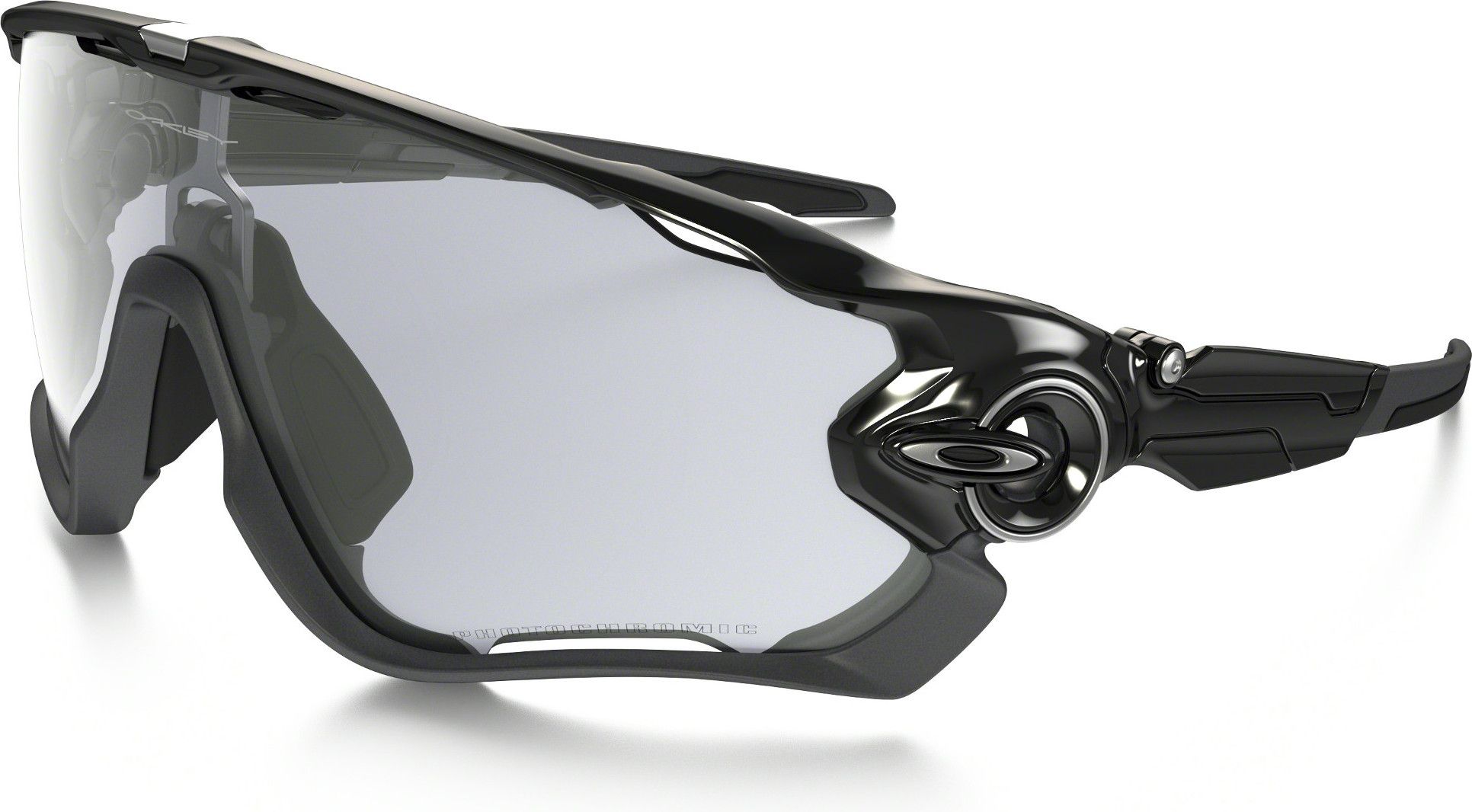 Oakley Jawbreaker Clear To Black Iridium Photochromic Lenses Polished Black Frame Ref OO9290 14 Alltricks