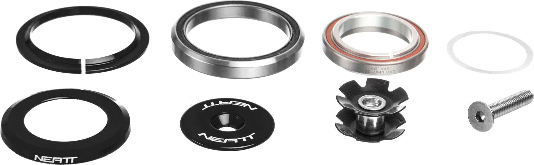 Jeu De Direction Intégré 1''1/8 Noir – Type Campagnolo – Newton – Neuf